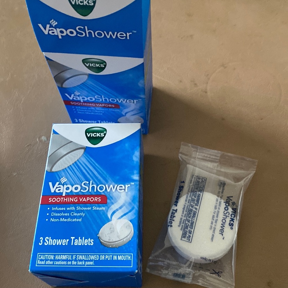 3/$25 - New Vicks VaporShower Tablets (1 full box plus 1 tablet)